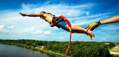 Скидка до 55% на прыжок с пешеходного моста