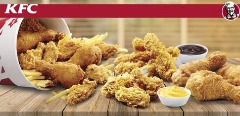 50% скидки от сети ресторанов быстрого питания KFC