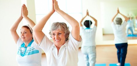 Занятия йогой 50+ в студии йоги «Self Center»