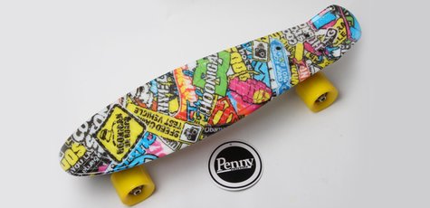 Скидка 10% на все «Penny Board» с рисунками 22