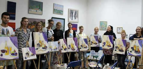 Рисование акварелью в студии «Штрих»