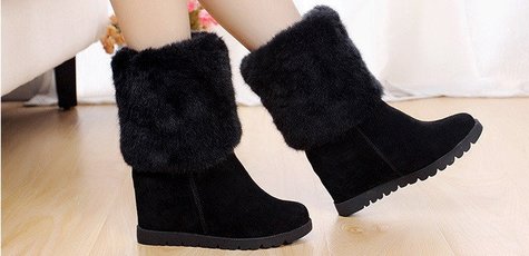 Скидка 25% на женские замшевые сапоги