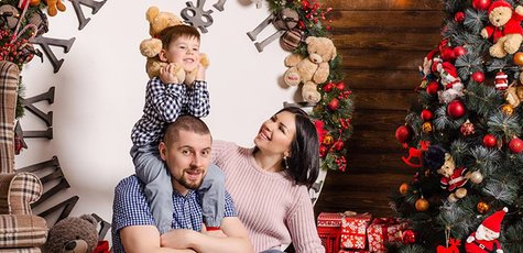 Новогодняя студийная фотосессия в Art Photo Studiо