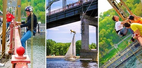 Прыжок с пешеходного моста в Rope Jumping -55%