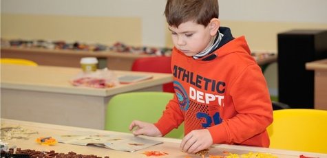 Посещение детского LEGO-клуба «Кубик»