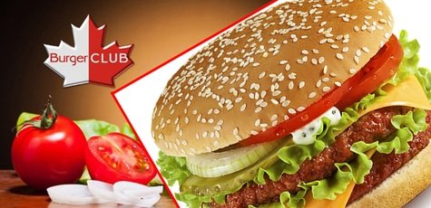 Скидка 50% на все меню кухни и бара в Burger CLUB