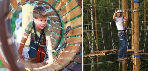 Отдых в веревочном парке «Лень в пень» -50%