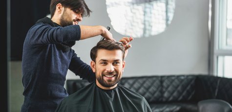 Мужская стрижка, укладка, коррекция бороды