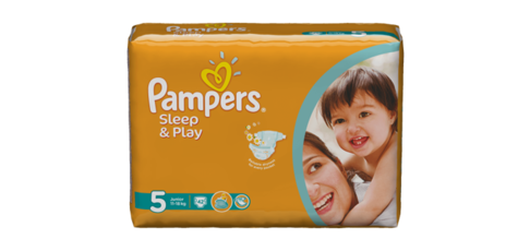 Скидка 10% на подгузники «Pampers Sleep&Play»
