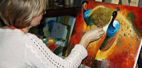 Мастер-класс по живописи маслом от Ксении Чащиной