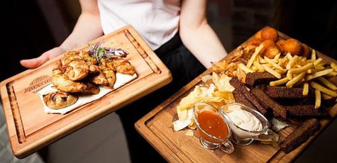 Скидка 50% на меню кухни, бара и кальян в Beer&Man