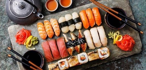 Скидка 50% на меню японской кухни в ресторане