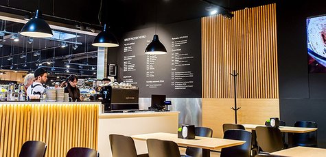 Скидка до 40% на бургеры, блюда Wok и напитки 