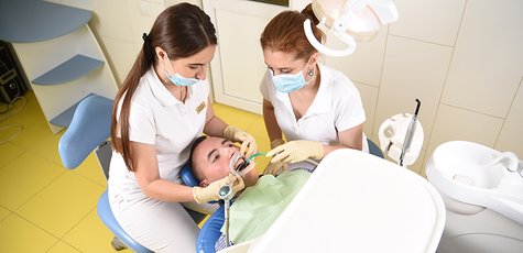Скидка 55% на лечение кариеса и установку пломбы 