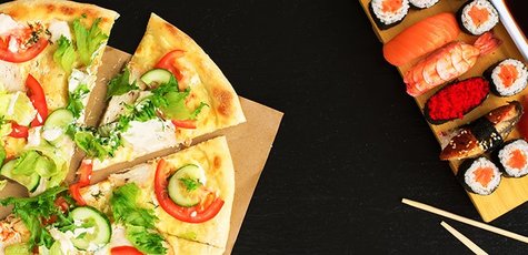 Знижка 40% на японську кухню та піцу в «Tykami»