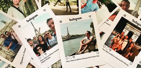 Печать фотографий в стиле Instagram или Polaroid 