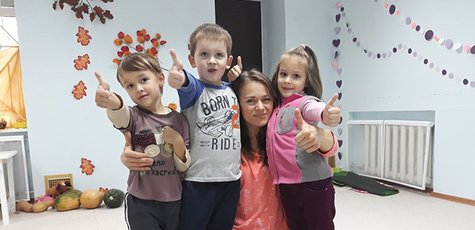 До 66 посещений частного детского сада с питанием 