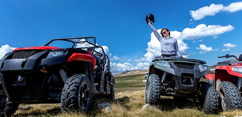 30 минут прогулки на квадроцикле от клуба «Western