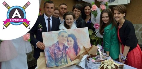 Печать изображения на холсте в  «PopArt» -39%!