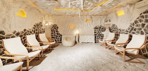 Сеанс кино в соляной пещере «Территория соли»