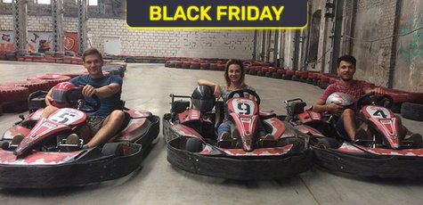 Скидка 70% на 15 кругов на картинге «Rider Kart»