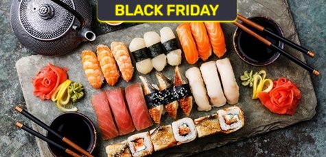 Скидка 50% на меню японской кухни в ресторане
