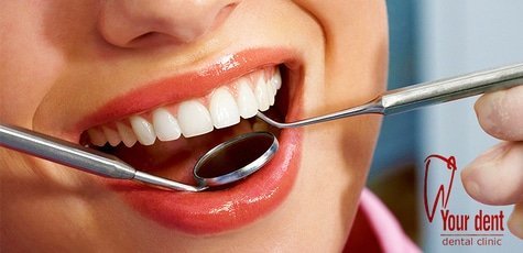 Ультразвуковая чистка зубов с фторированием -73%!