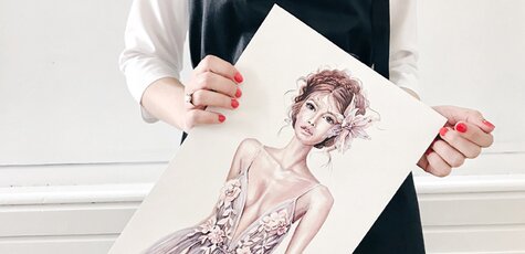 Студийный курс по Fashion иллюстрации с материалам