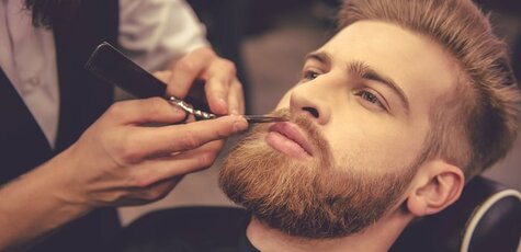 Мужская стрижка, коррекция бороды или бритье