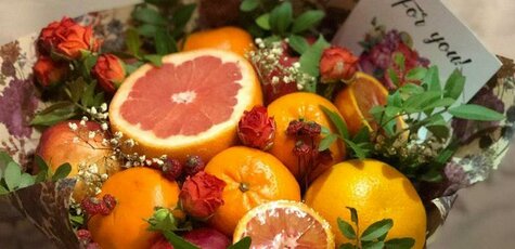 Съедобные букеты от студии «Valeri Floristly»