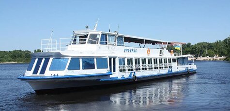 Скидка 20% на прогулку на теплоходе по Днепру 