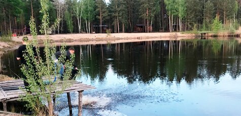 Рыбалка в рыболовном комплексе «KVADRO-DRIVE»
