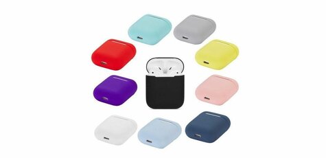 Скидка 30% на чехлы для AirPods разных цветов 