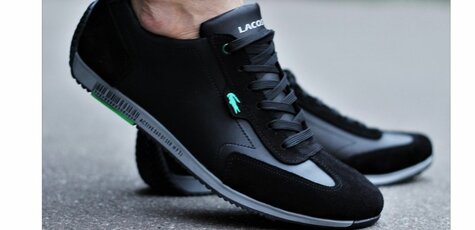 Скидка 34% мужские осенние кеды «Lacoste» 