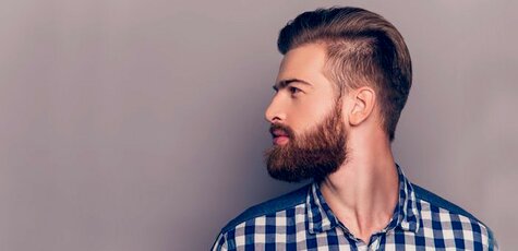 Men's haircut and styling in the salon «SJ&Team»
