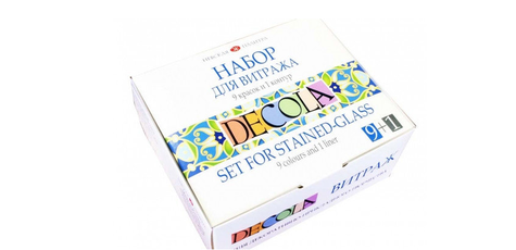 Скидка 3% на краски для стекла, керамики и витража