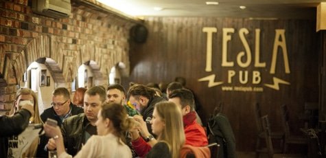 Скидка на все меню кухни бара в пабе «Tesla Pub»!