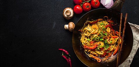 Wok в веганском ресторане «КОЛО» на Подоле