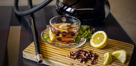 Классический кальян и чай в «Over Dose»