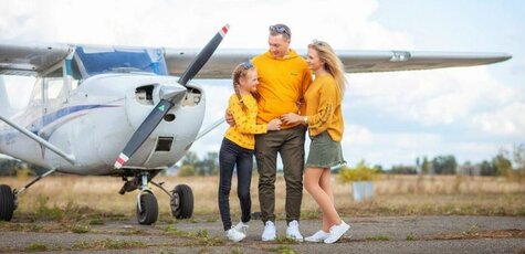 Скидка 20% на обзорный полёт на самолете
