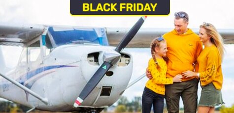 Скидка 30% на обзорный полёт на самолете