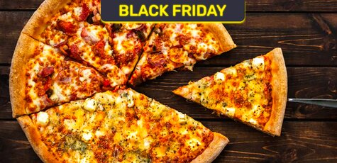 Скидка 50% на всё меню пиццы от «Ninja Pizza»