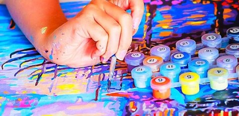 Скидка 20% на вторую картину по номерам по фото от
