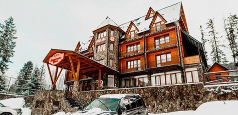 Новый Год в «Карпатська Вежа» в 20 м от подъемника