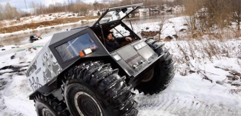 Скидка до 40% на катание на вездеходе «Sherp»