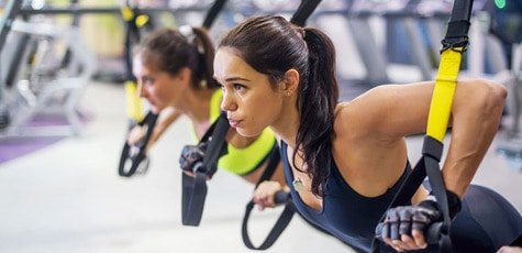 Посещение тренажерного зала в спортклубе «Атлет»