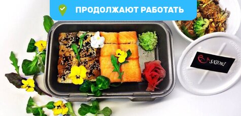 Скидка 40% на все роллы с доставкой от «Satori»