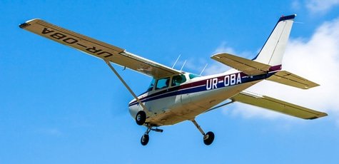Полет на самолете CESSNA 172!
