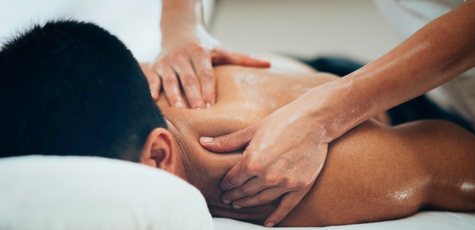 Rehabilitation massage in Igor Koval's office
