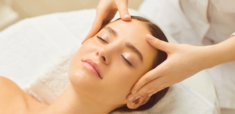 Facial plastic massage in Igor Koval's office